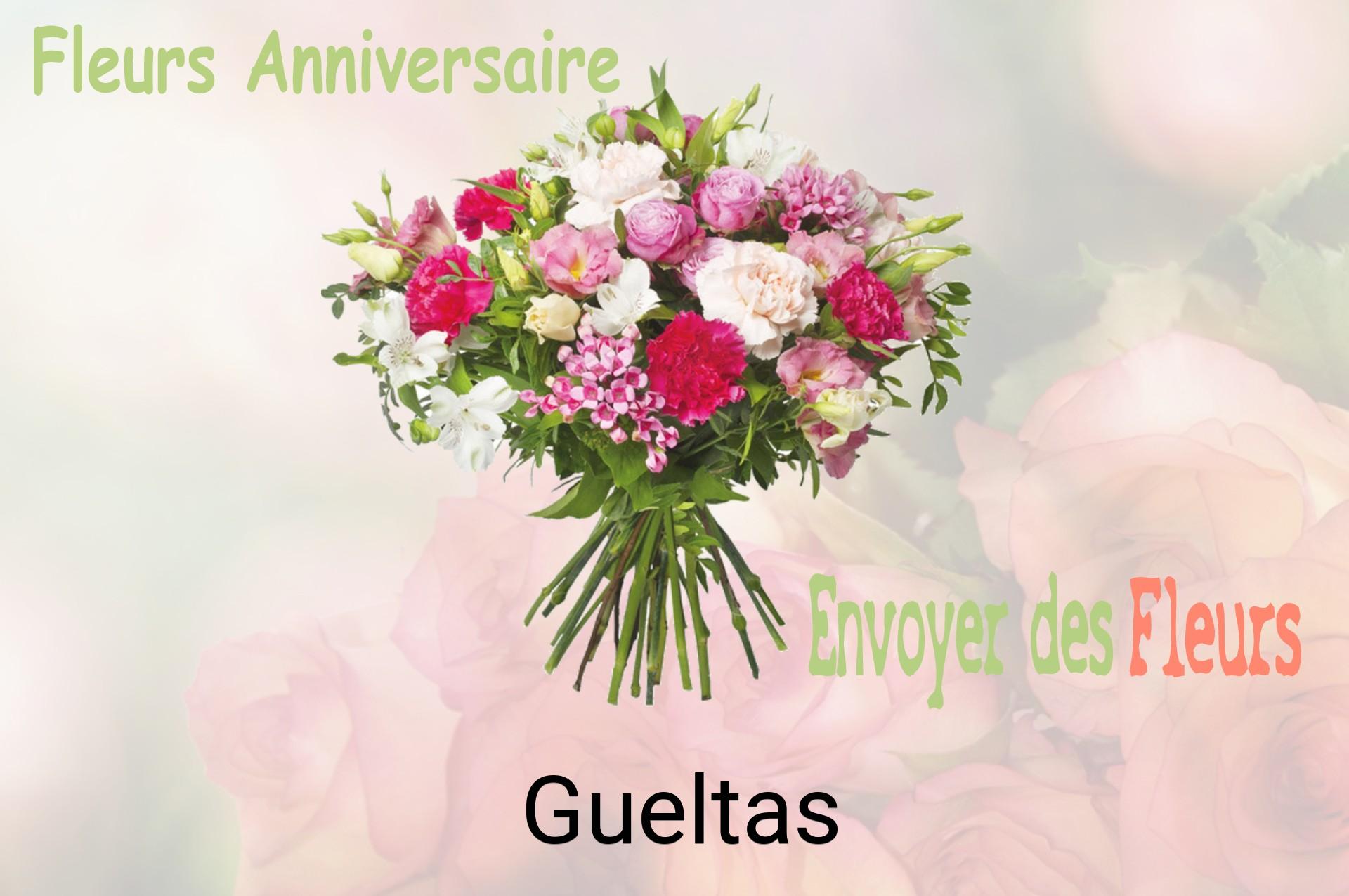 Bouquet de fleurs d’anniversaire livré à Gueltas