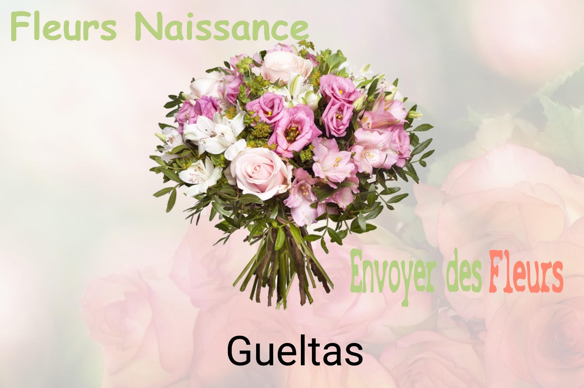 Bouquet de fleurs de naissance livré à Gueltas
